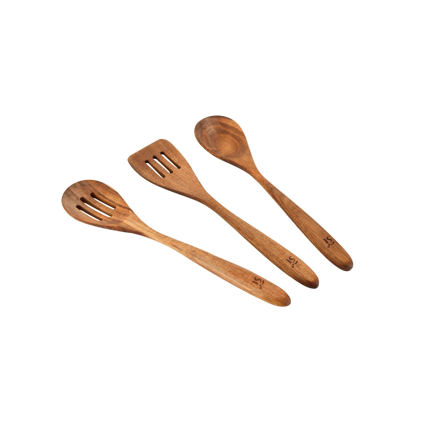 Set 3 utensilios de cocina en madera - Compact