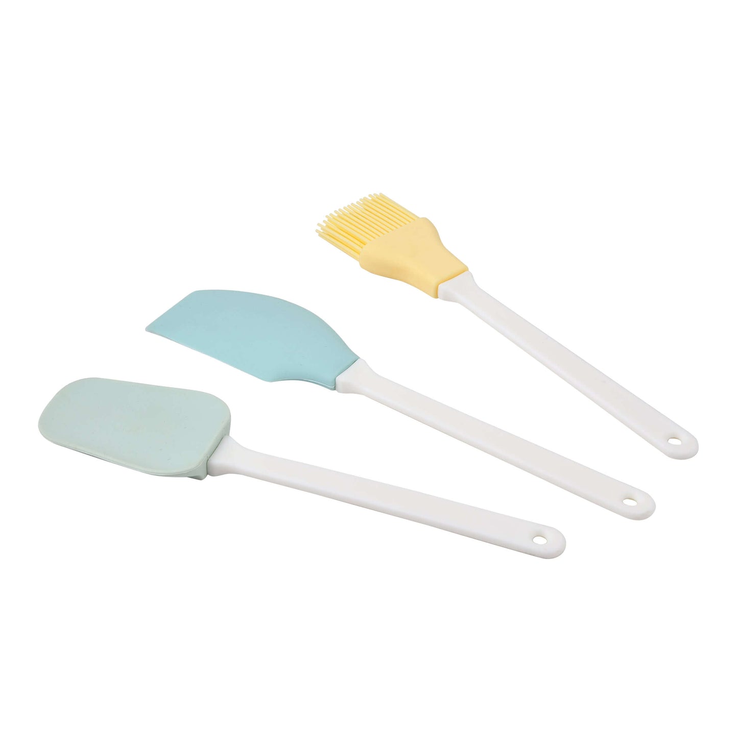 Set 3 accesorios de repostería en silicona colores pastel - Cosy