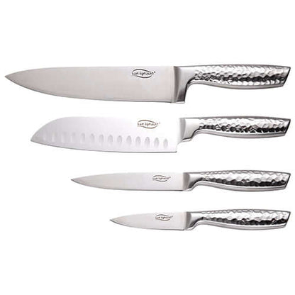 Set 4 cuchillos de cocina acero inoxidable - Origen